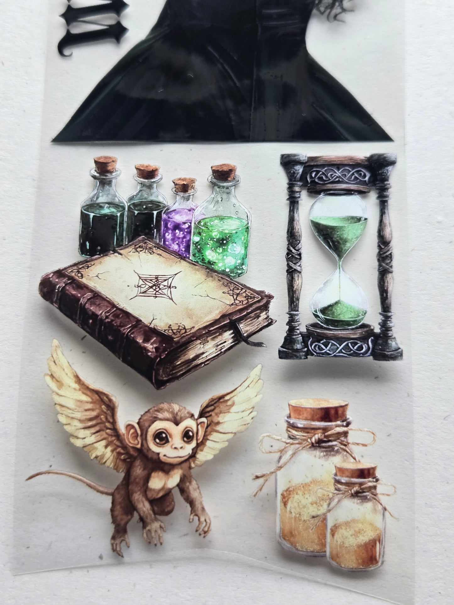 Emerald & Enchantment PET Tape – Witches of Oz Fantasy (7cm)