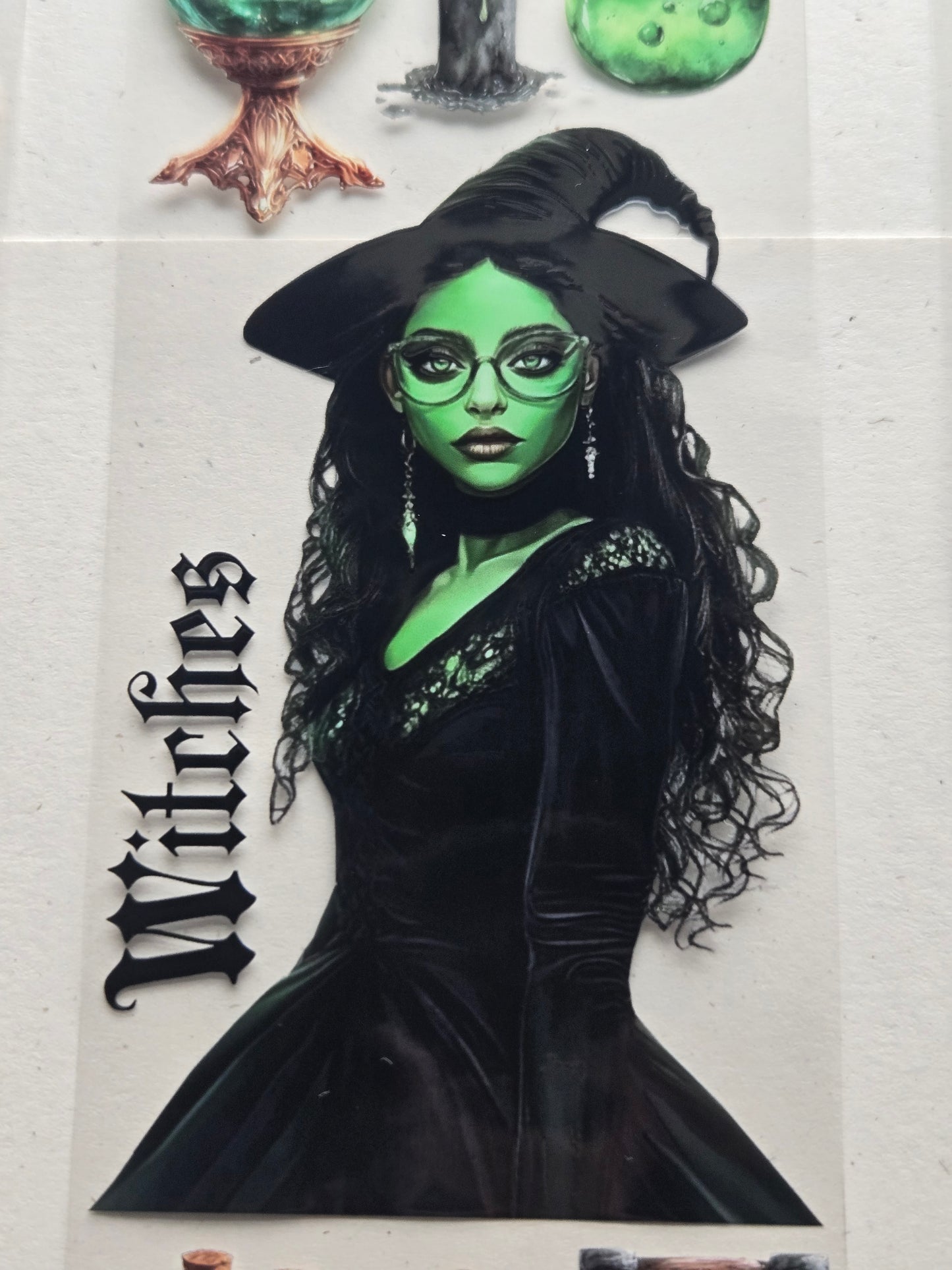 Emerald & Enchantment PET Tape – Witches of Oz Fantasy (7cm)