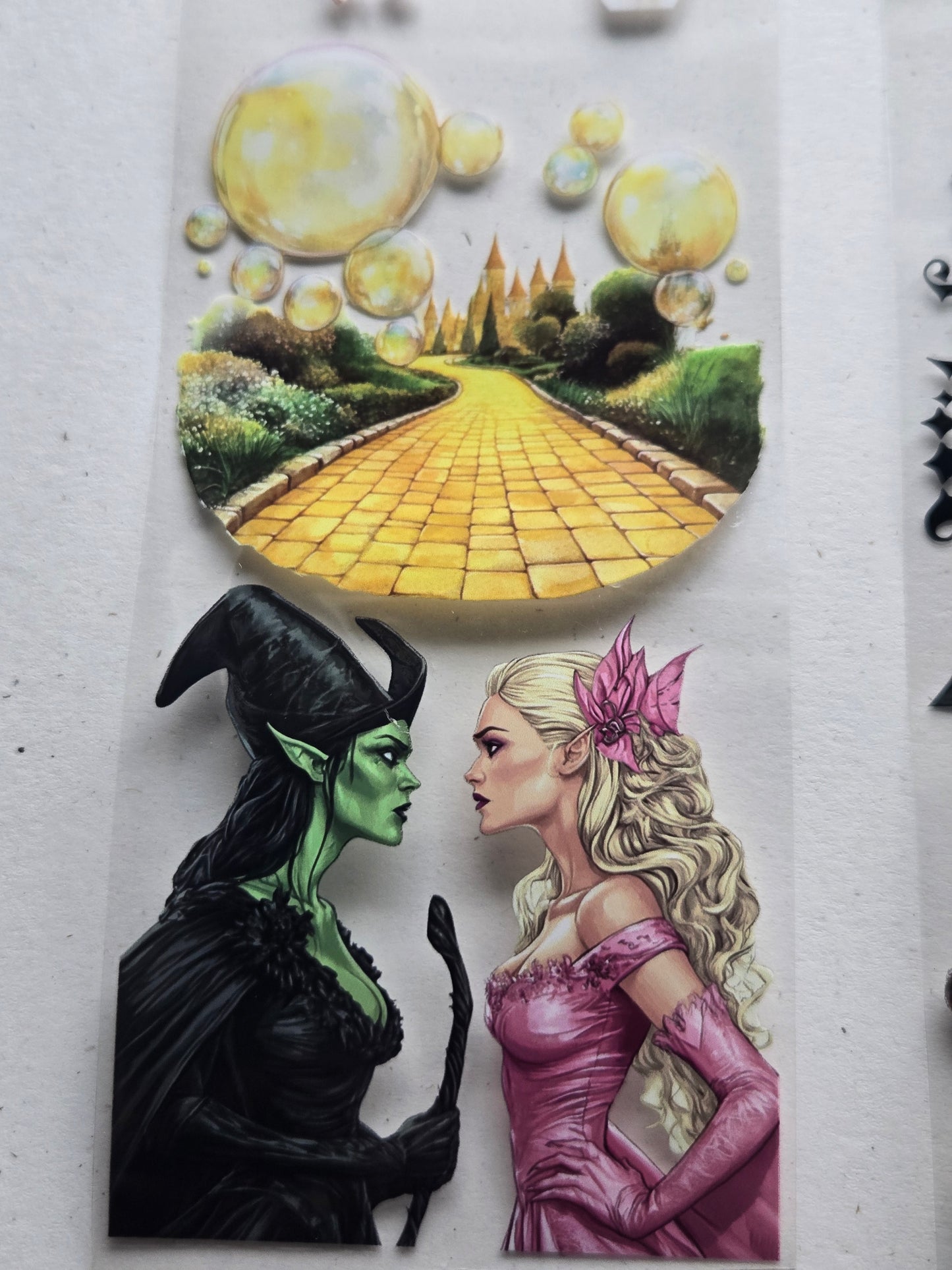 Emerald & Enchantment PET Tape – Witches of Oz Fantasy (7cm)