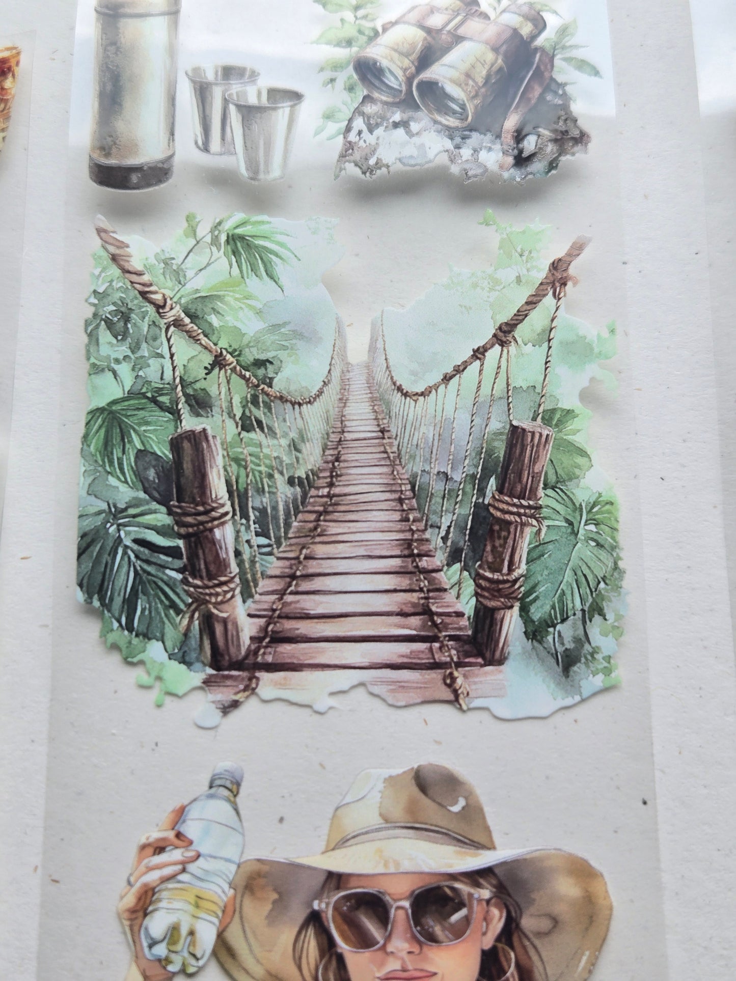 Jungle Trails Explorer PET Tape – Tropical Adventure Girl