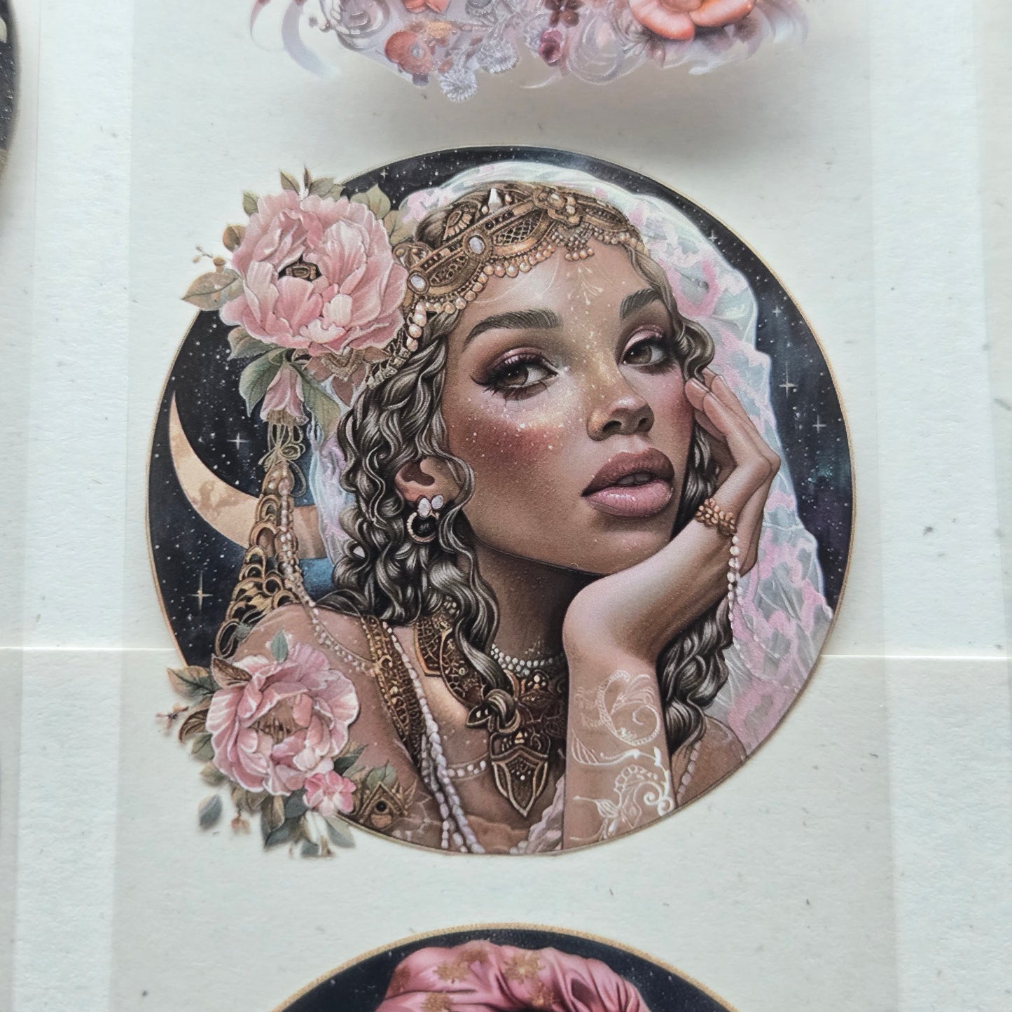 London Gifties Sparkly Bejeweled Girls 6cm kiss cut PET tape