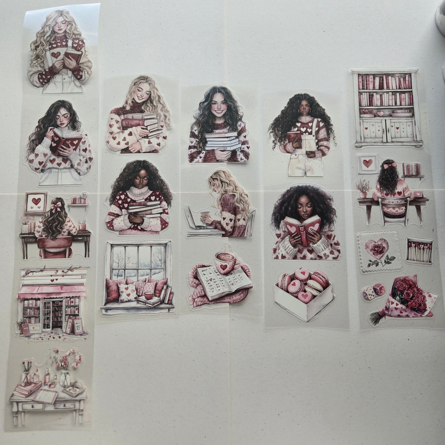 London Gifties Love for Books & Planning 7cm kiss cut PET tape