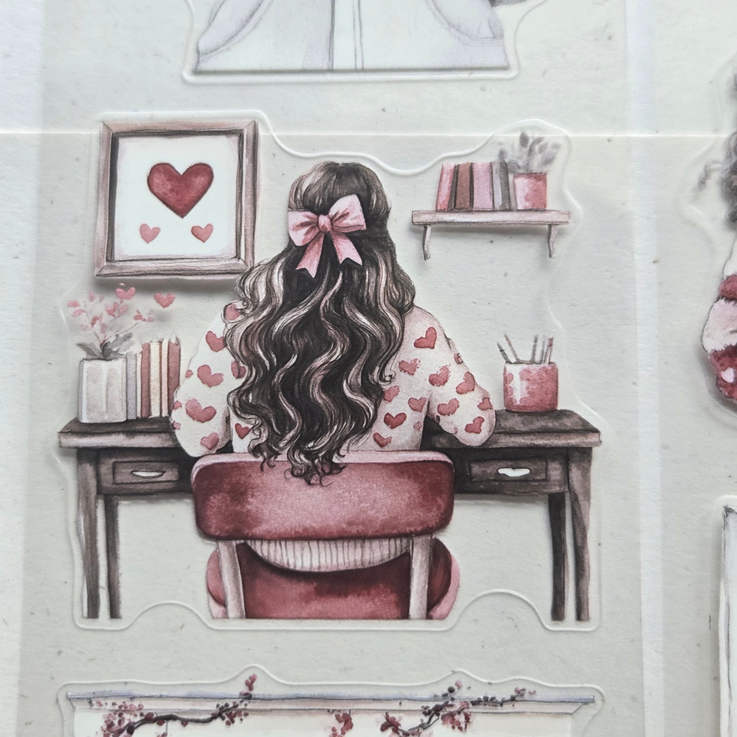 London Gifties Love for Books & Planning 7cm kiss cut PET tape