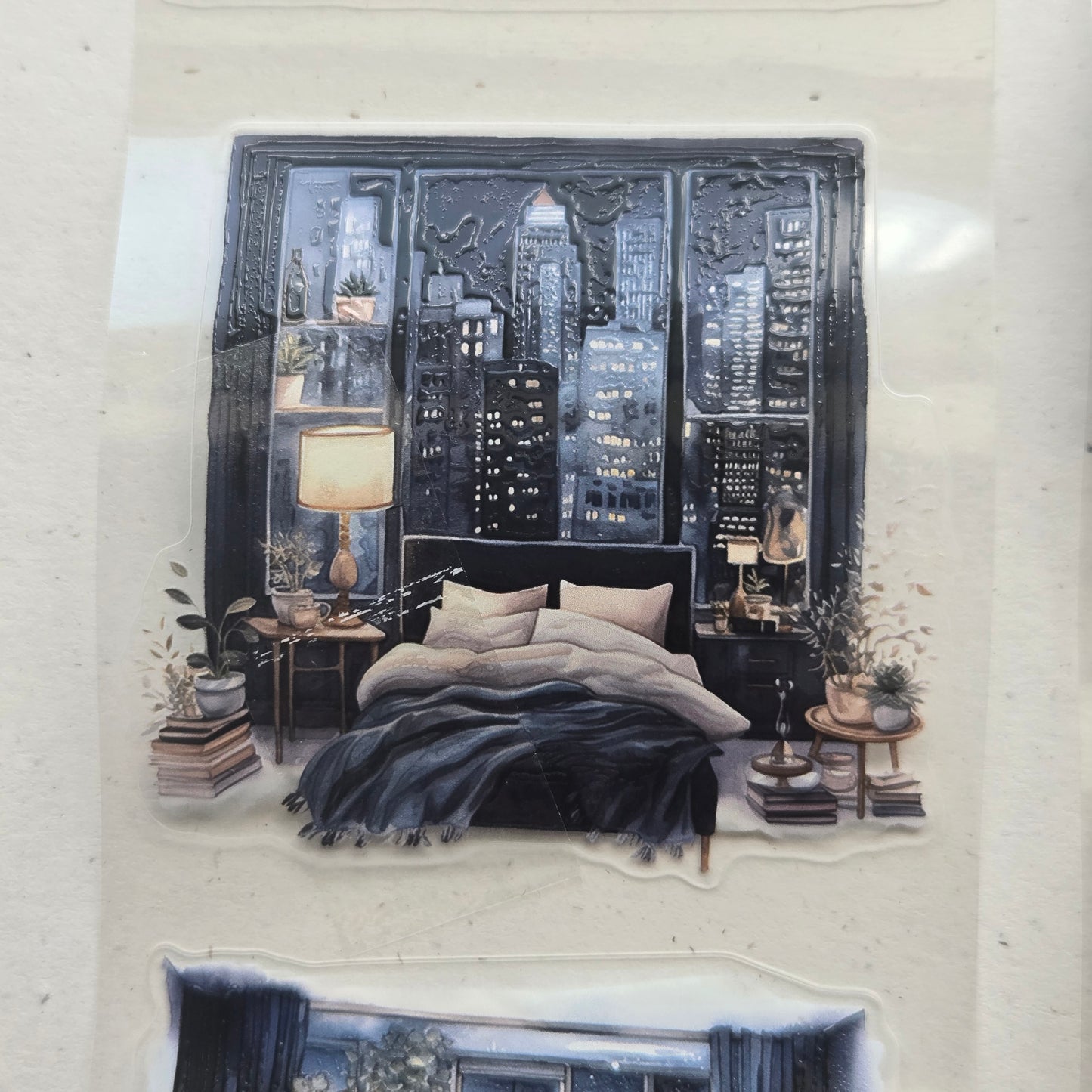 London Gifties Cosy Stargazing Night Nooks 7cm kiss cut PET tape