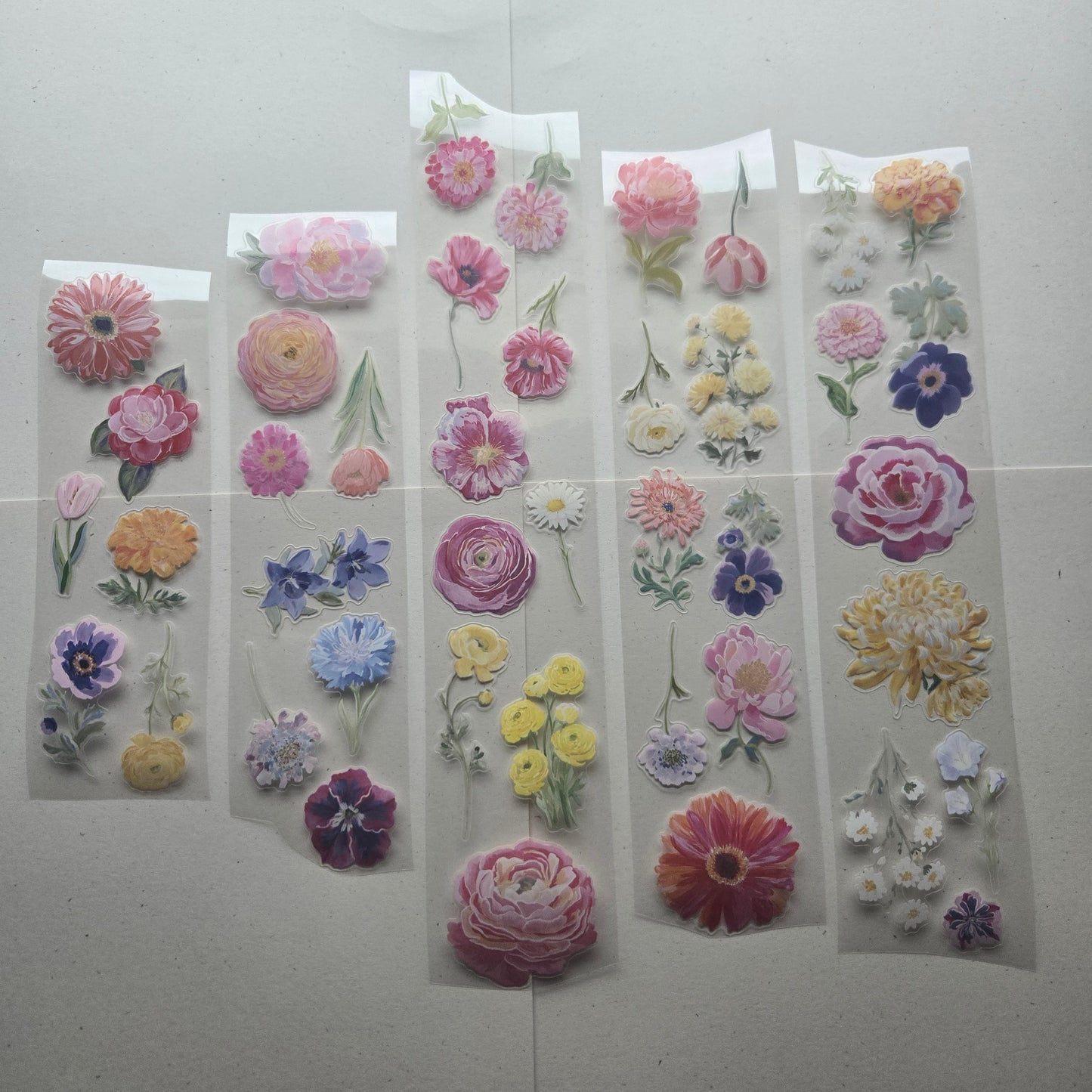 London Gifties Blooming Wild Summer 6cm Wide Kiss Cut Ink PET Tape