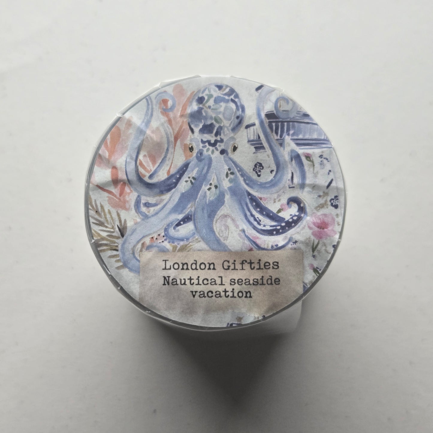 London Gifties Nautical Seaside Vacation 6cm Wide Kiss Cut Ink PET Tape