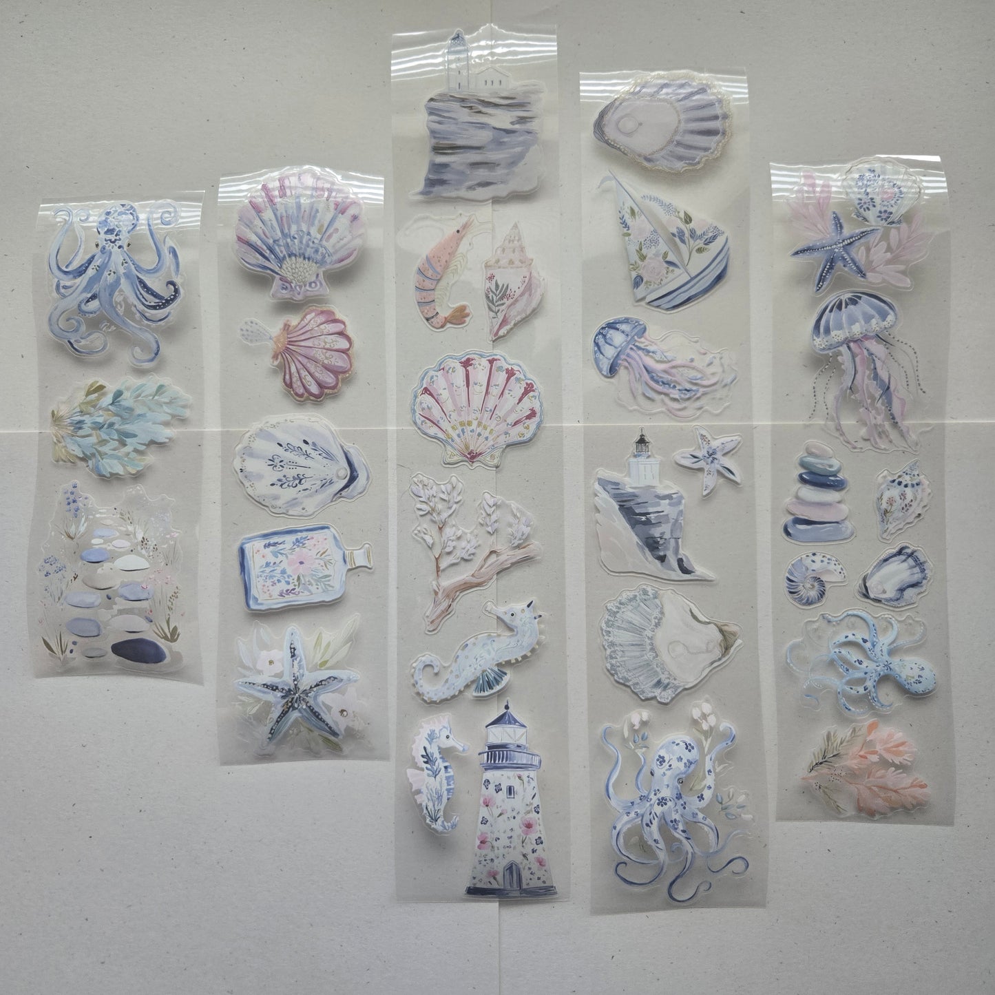 London Gifties Nautical Seaside Vacation 6cm Wide Kiss Cut Ink PET Tape