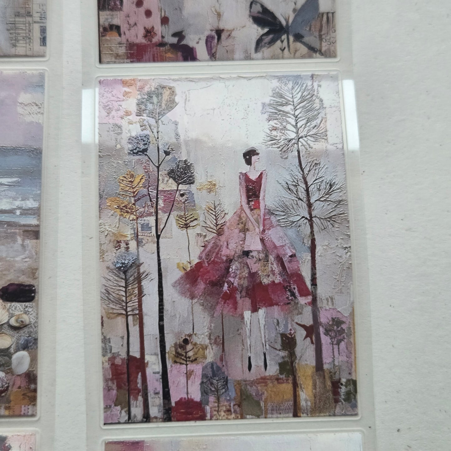 London Gifties Colourful Summer Collage Bits 6cm Wide Kiss Cut Ink PET Tape