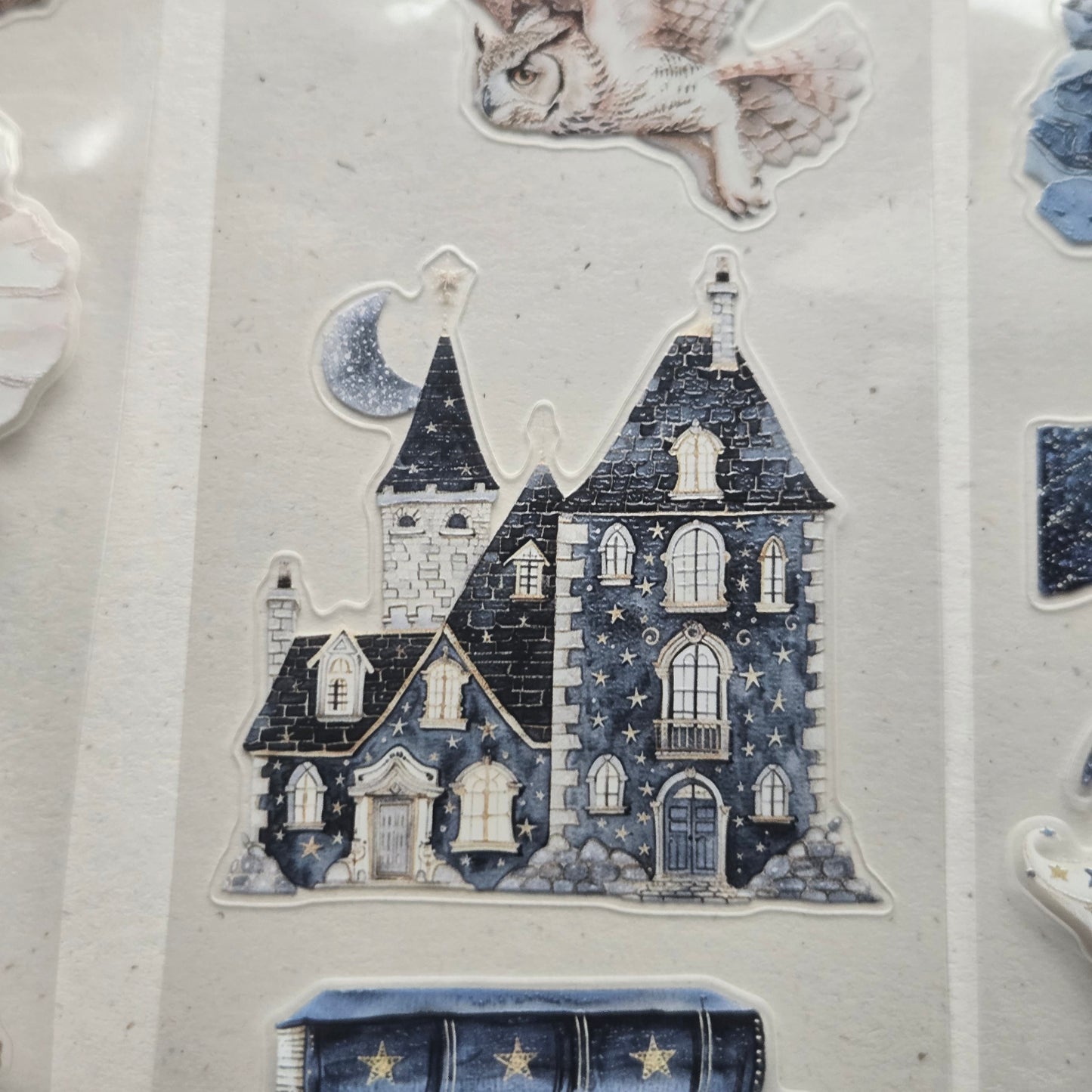 London Gifties Many Tales Of The Lunar Forest 6cm Wide Kiss Cut Ink PET Tape