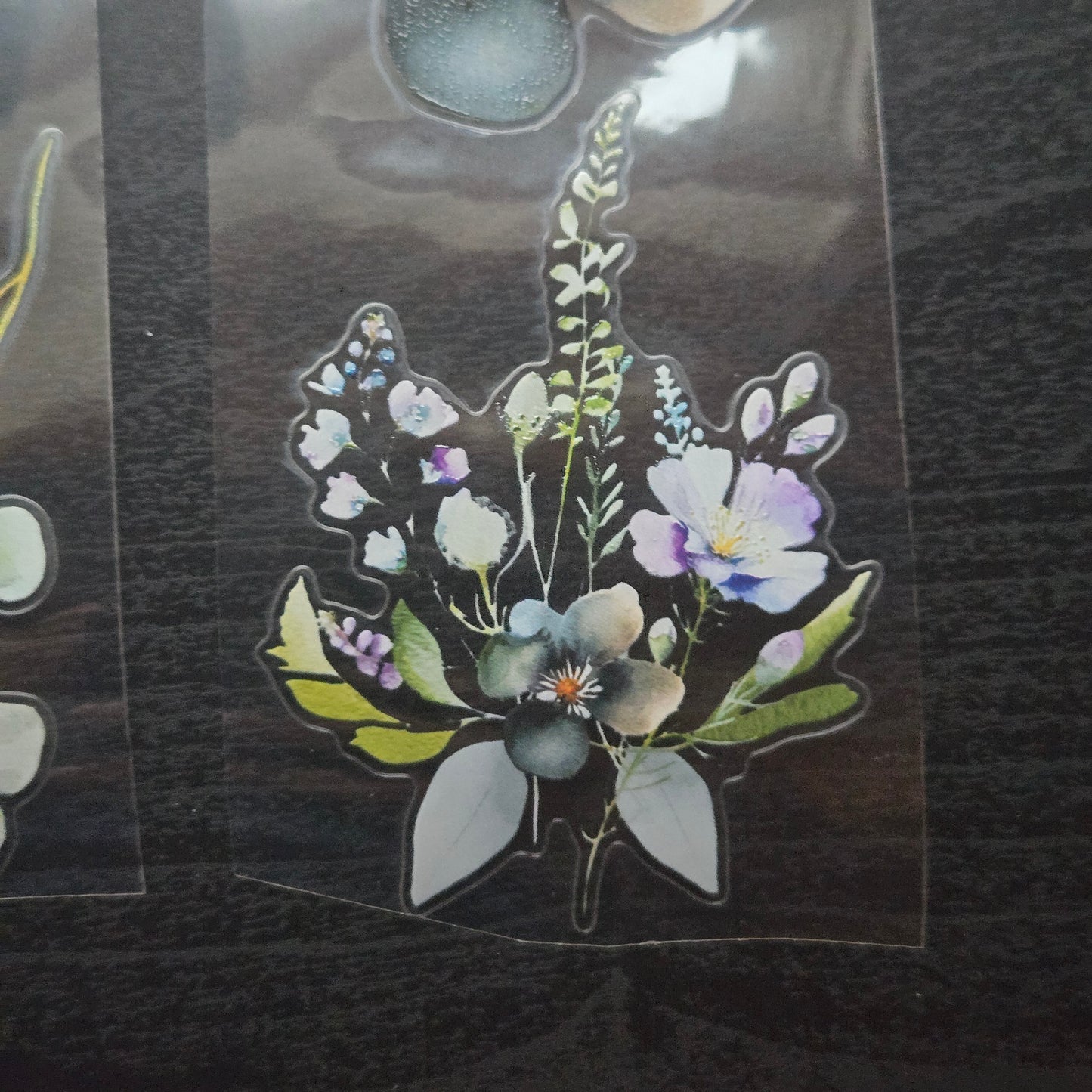 London Gifties English Wildflower Meadow 6cm Wide Kiss Cut Ink PET Tape