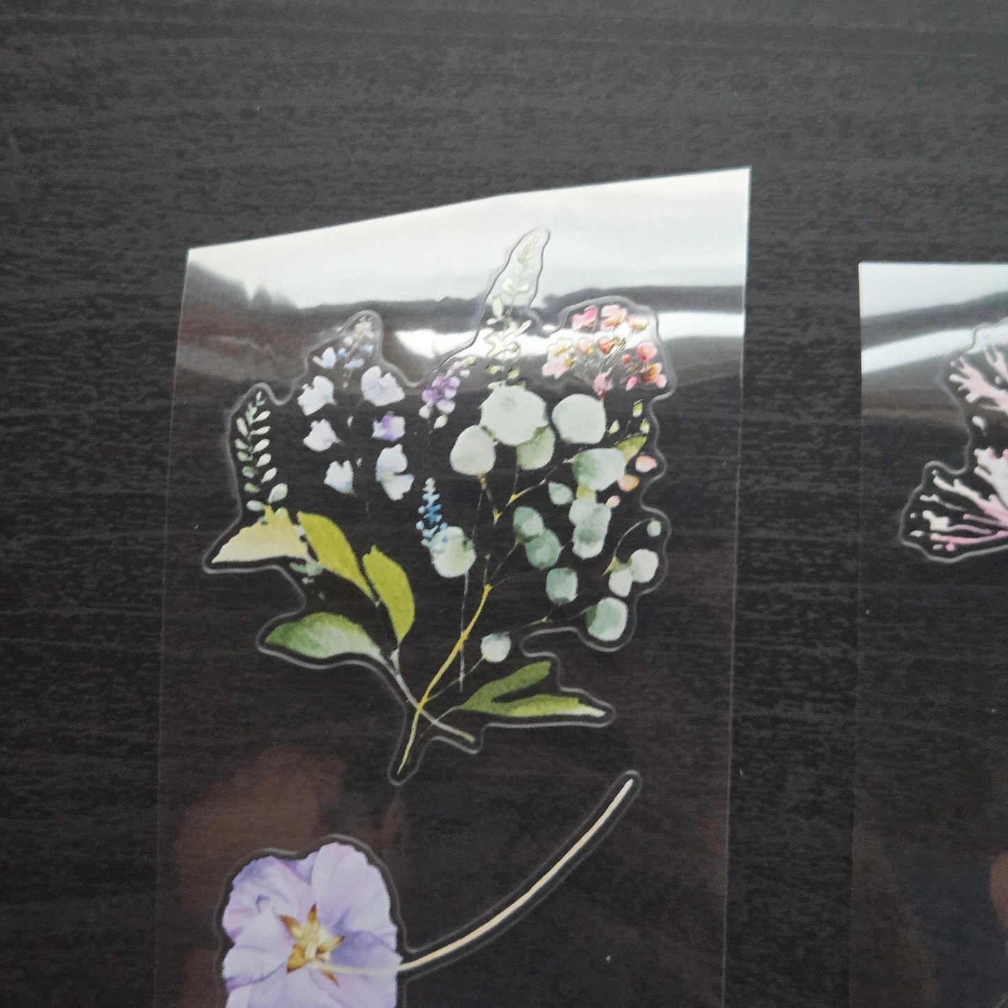 London Gifties English Wildflower Meadow 6cm Wide Kiss Cut Ink PET Tape