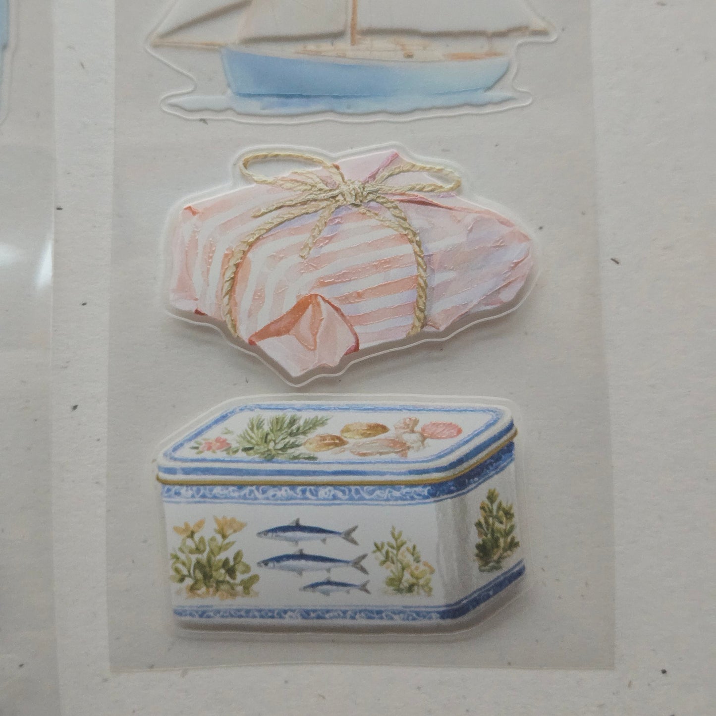 London Gifties Mediterranean Coastal Holiday Time 6cm Wide Kiss Cut Ink PET Tape