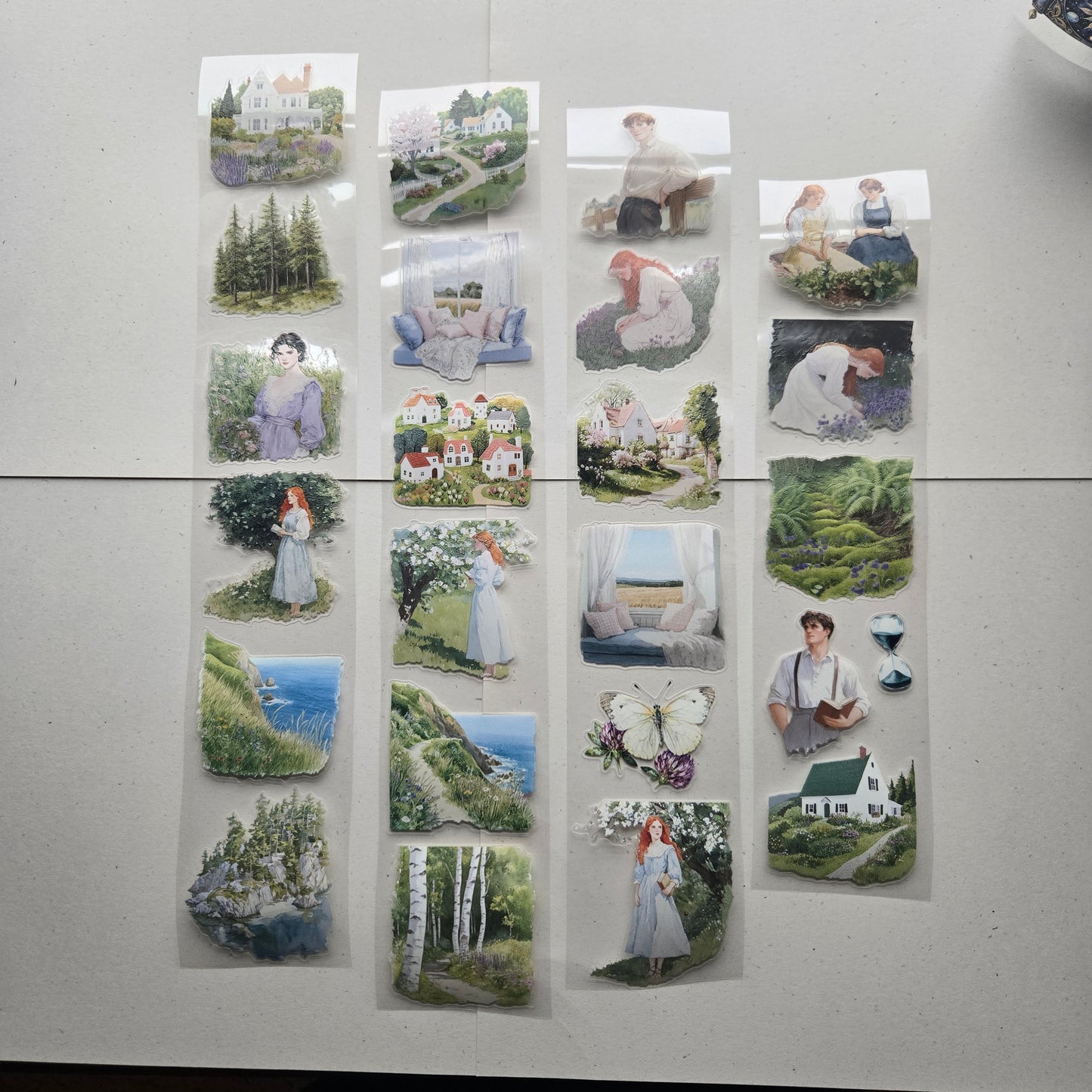 London Gifties A Lazy Day At Cornish Coast 6cm Wide Kiss Cut Ink PET Tape