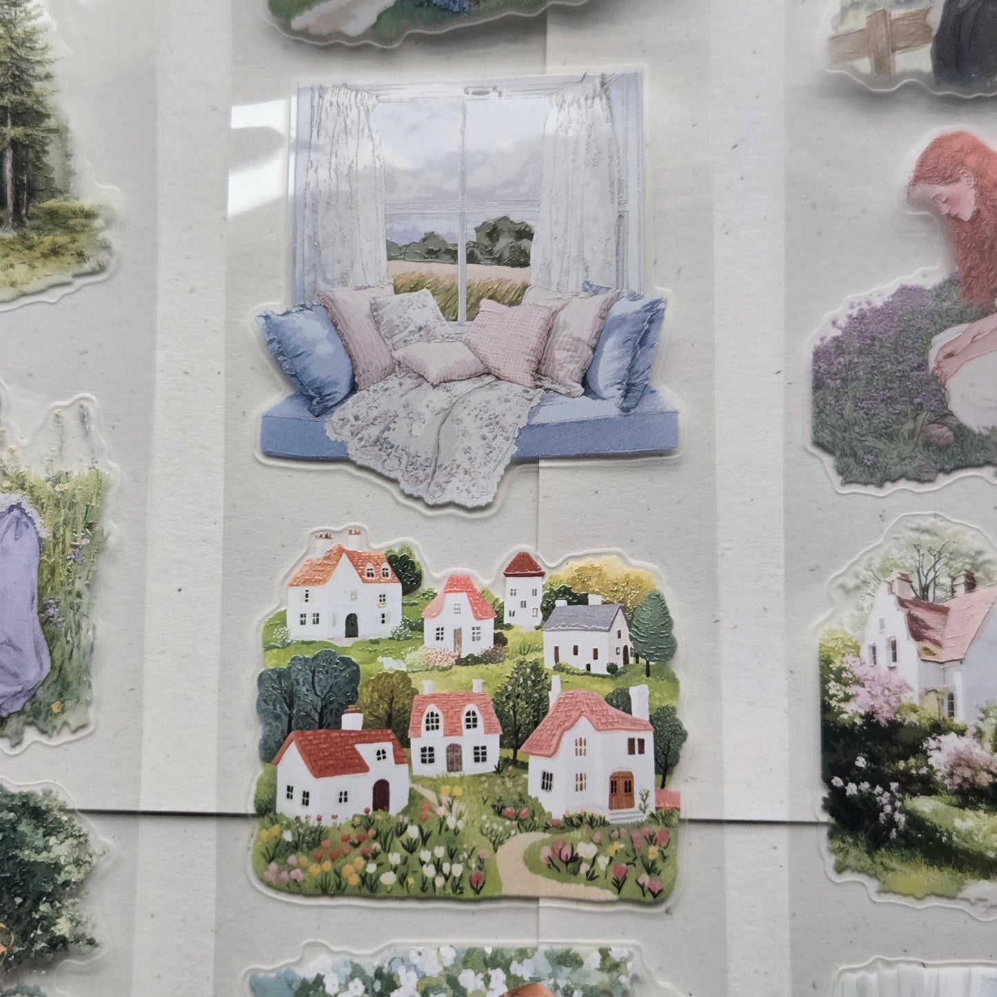 London Gifties A Lazy Day At Cornish Coast 6cm Wide Kiss Cut Ink PET Tape
