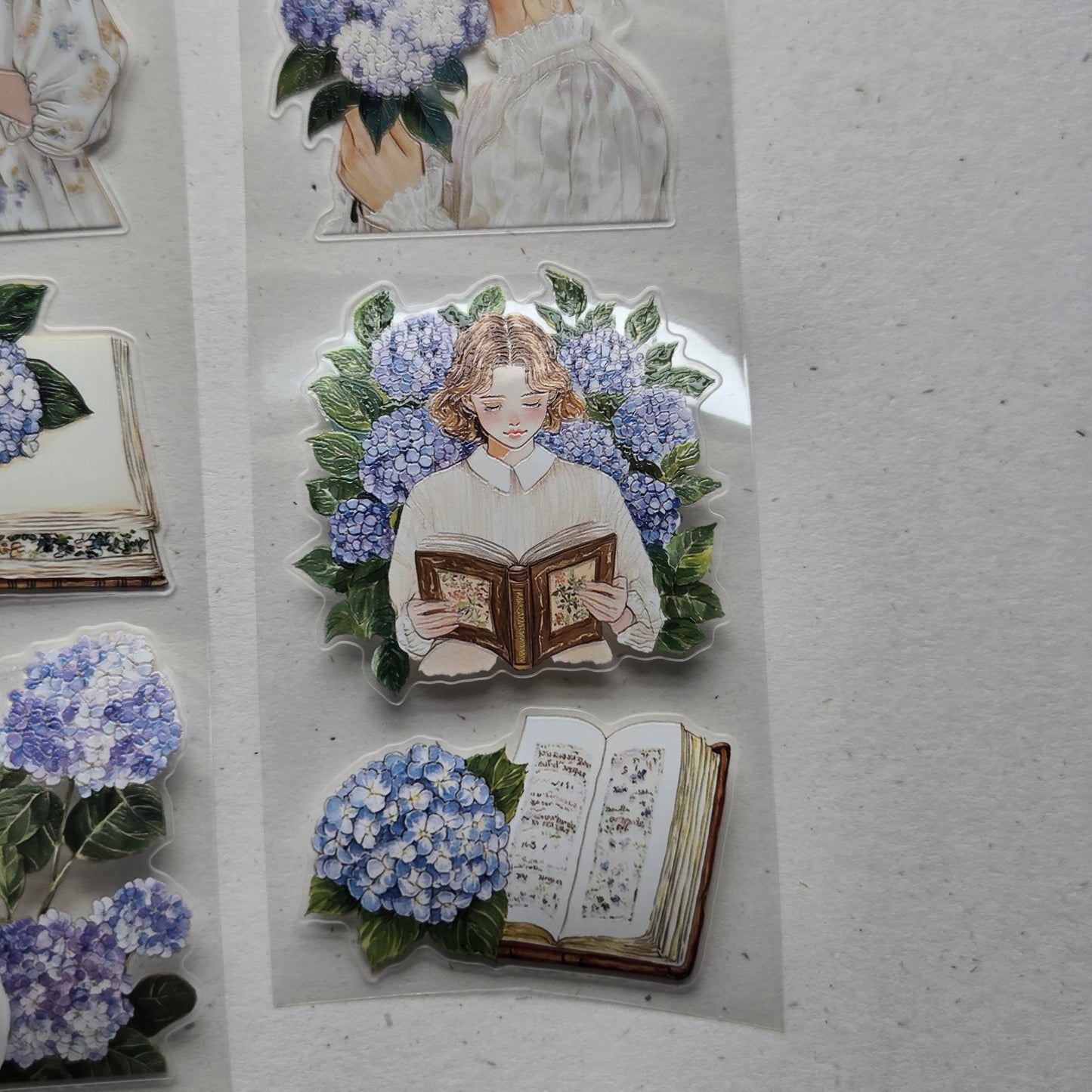 London Gifties Lost In The Scent Of Hydrangea 6cm Wide Kiss Cut Ink PET Tape