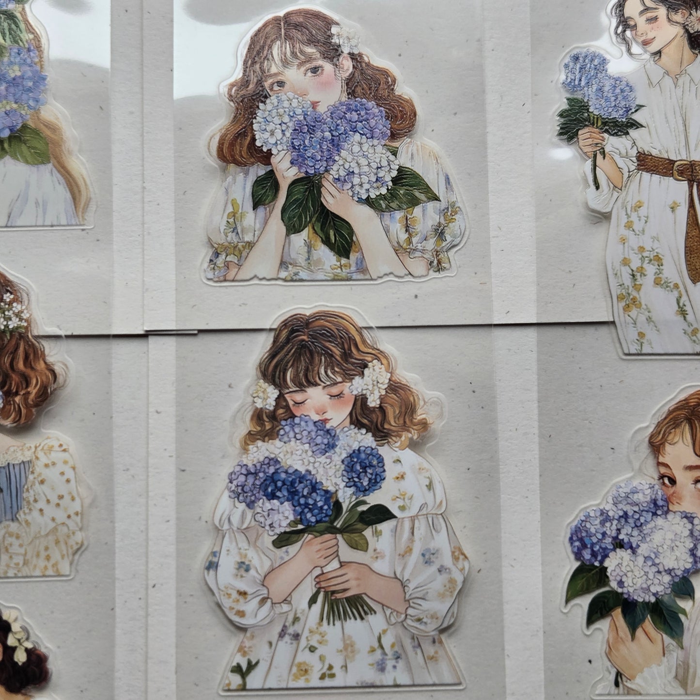 London Gifties Lost In The Scent Of Hydrangea 6cm Wide Kiss Cut Ink PET Tape