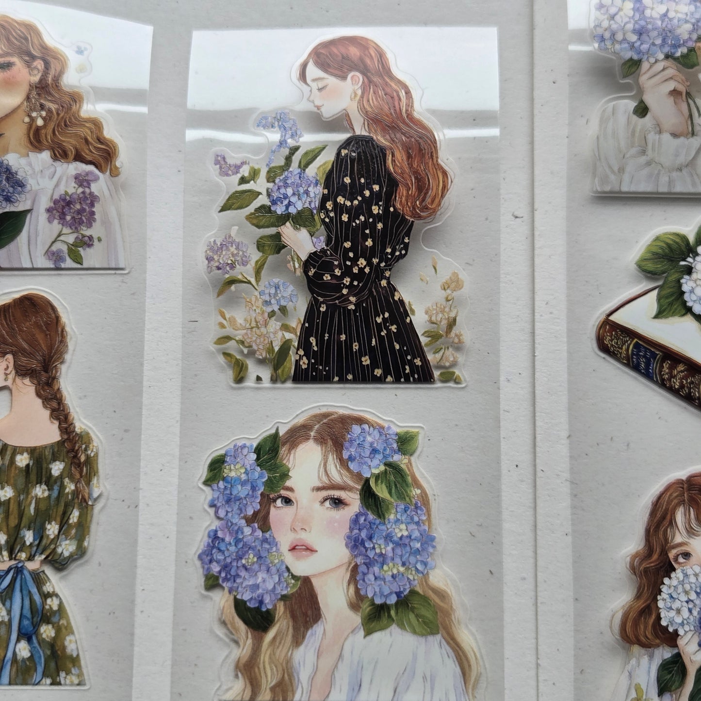 London Gifties Lost In The Scent Of Hydrangea 6cm Wide Kiss Cut Ink PET Tape