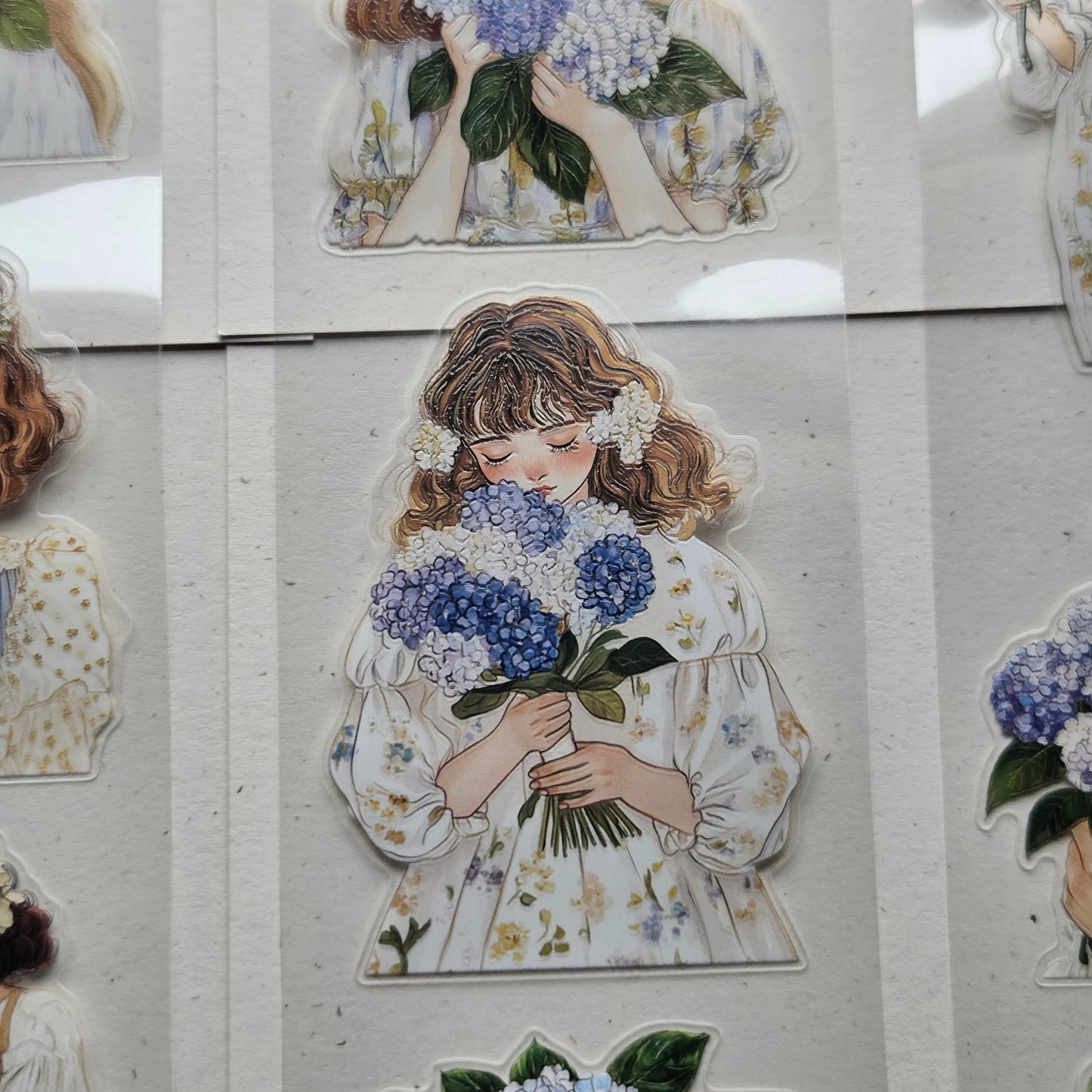 London Gifties Lost In The Scent Of Hydrangea 6cm Wide Kiss Cut Ink PET Tape