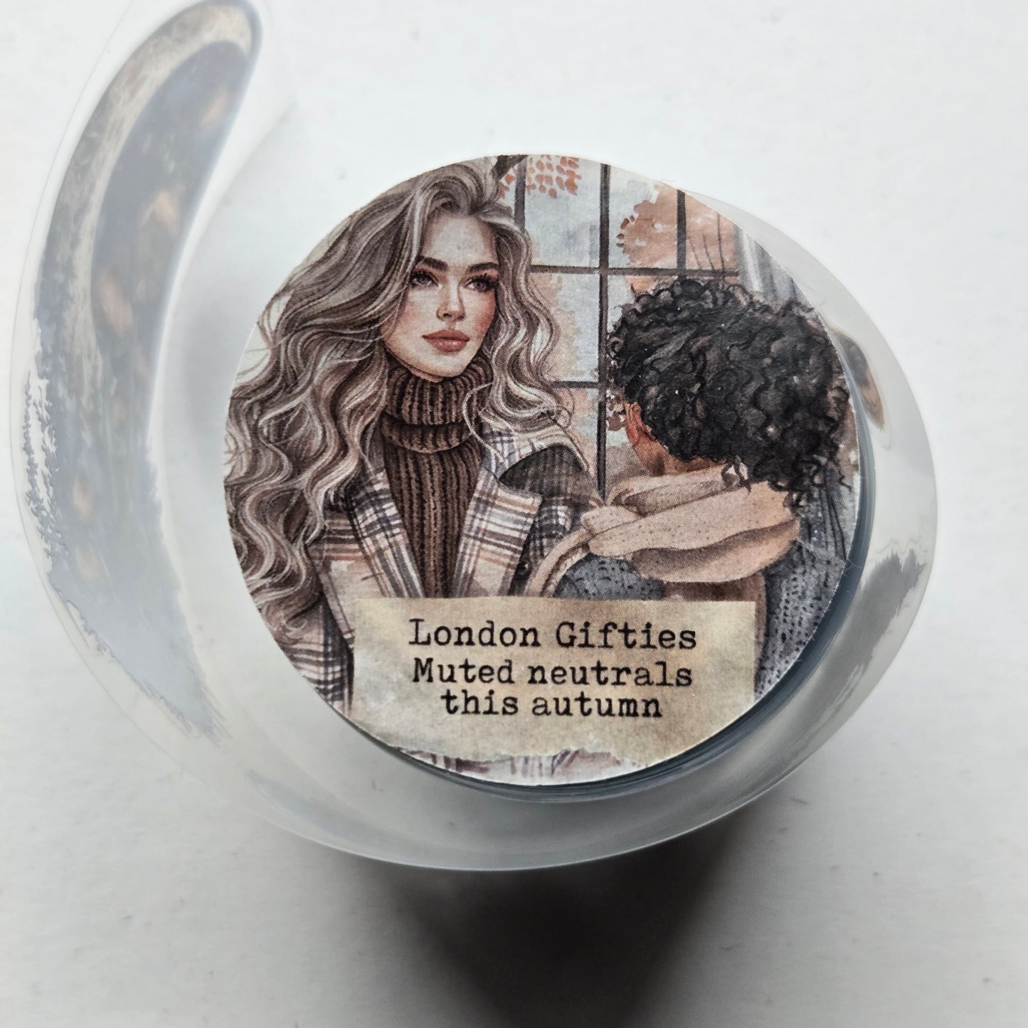 London Gifties Muted Neutrals this Autumn 6cm kiss cut PET tape
