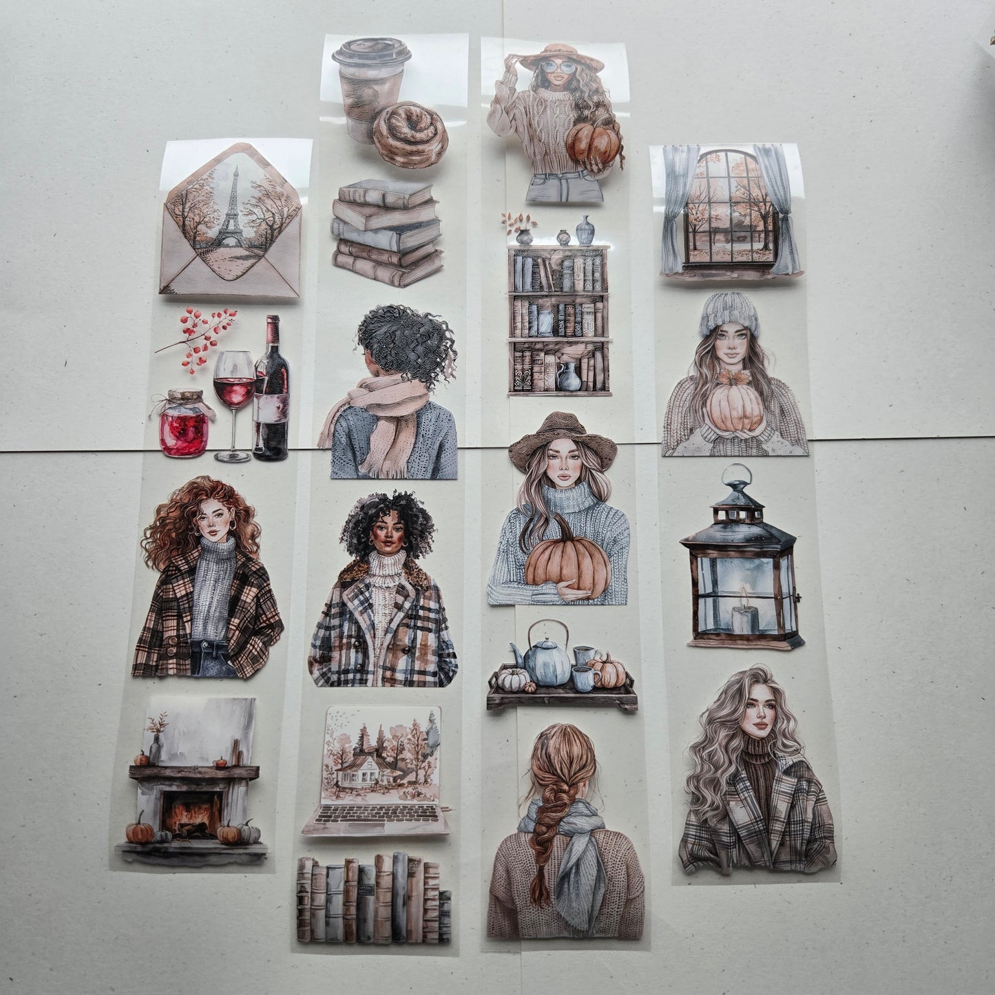 London Gifties Muted Neutrals this Autumn 6cm kiss cut PET tape