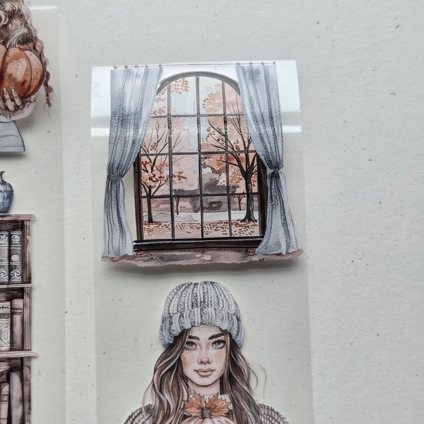 London Gifties Muted Neutrals this Autumn 6cm kiss cut PET tape
