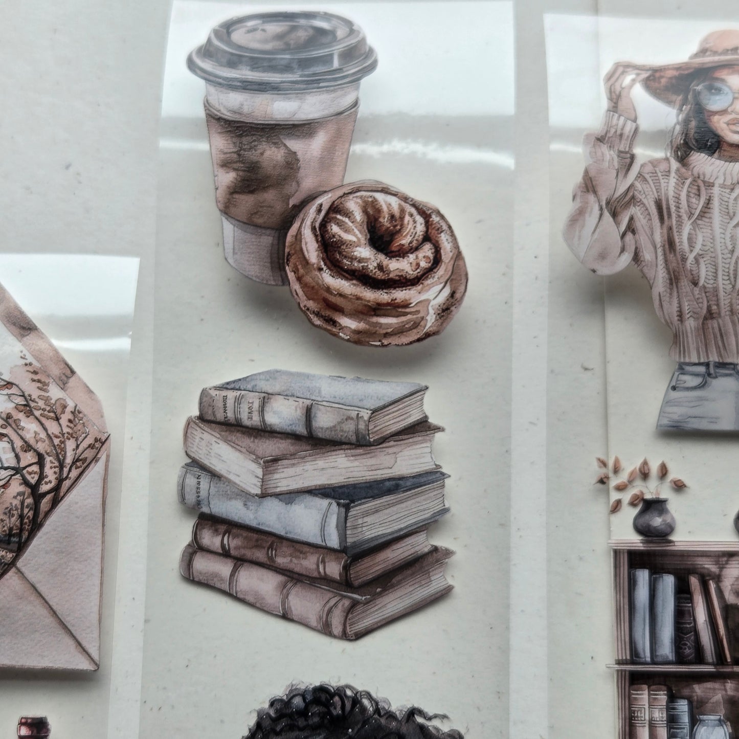 London Gifties Muted Neutrals this Autumn 6cm kiss cut PET tape