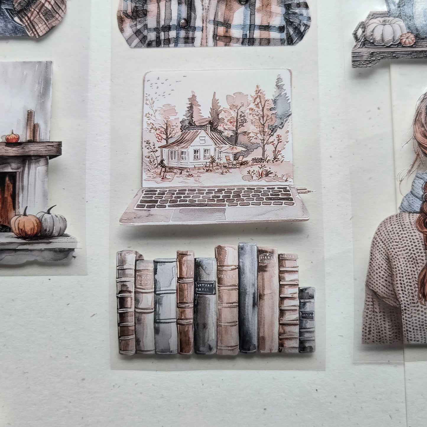 London Gifties Muted Neutrals this Autumn 6cm kiss cut PET tape