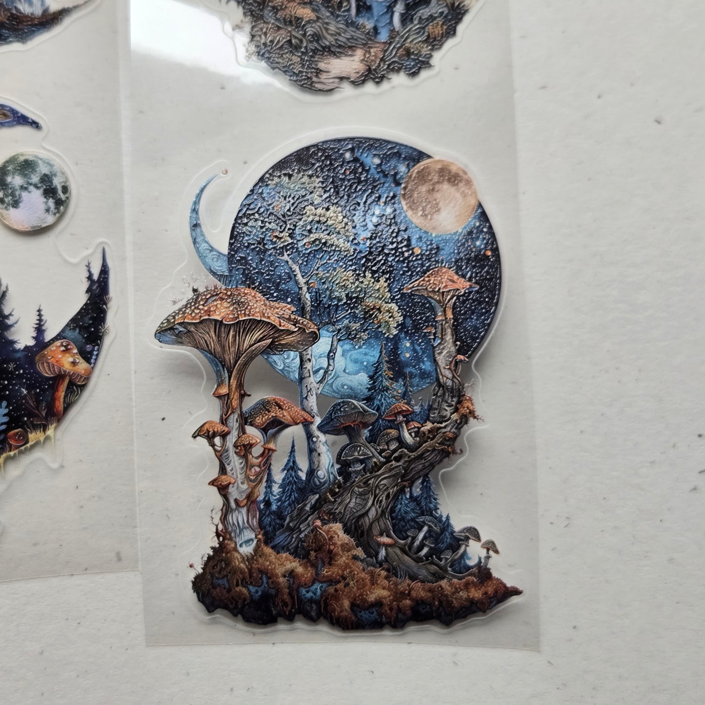London Gifties Moonlit Mushroom Forest 6cm kiss cut PET tape
