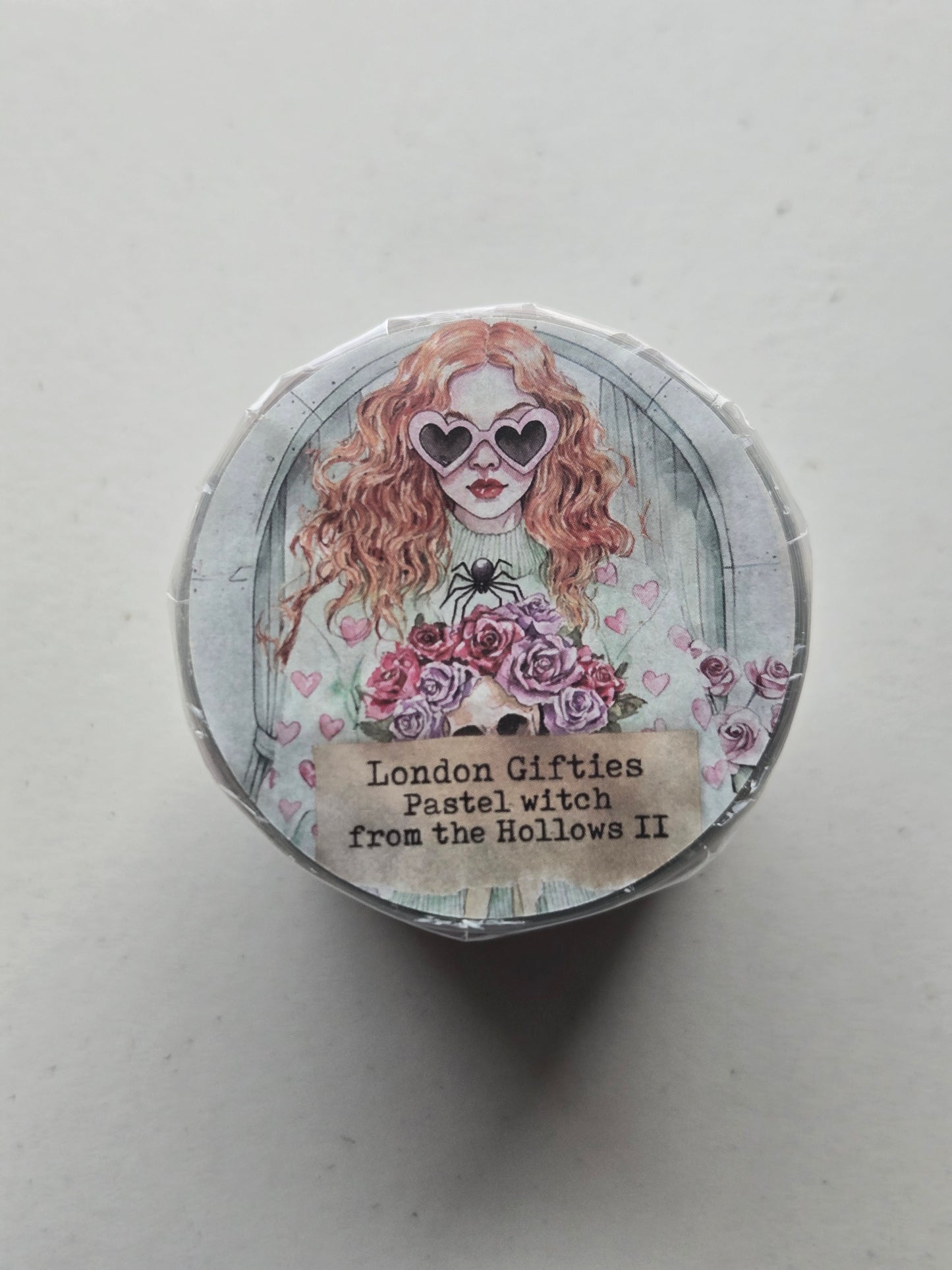 London Gifties Pastel Witch from the Hollows II 6cm Wide Kiss Cut Ink PET Tape