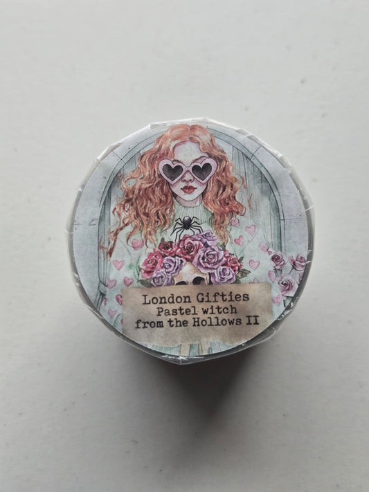 London Gifties Pastel Witch from the Hollows II 6cm Wide Kiss Cut Ink PET Tape