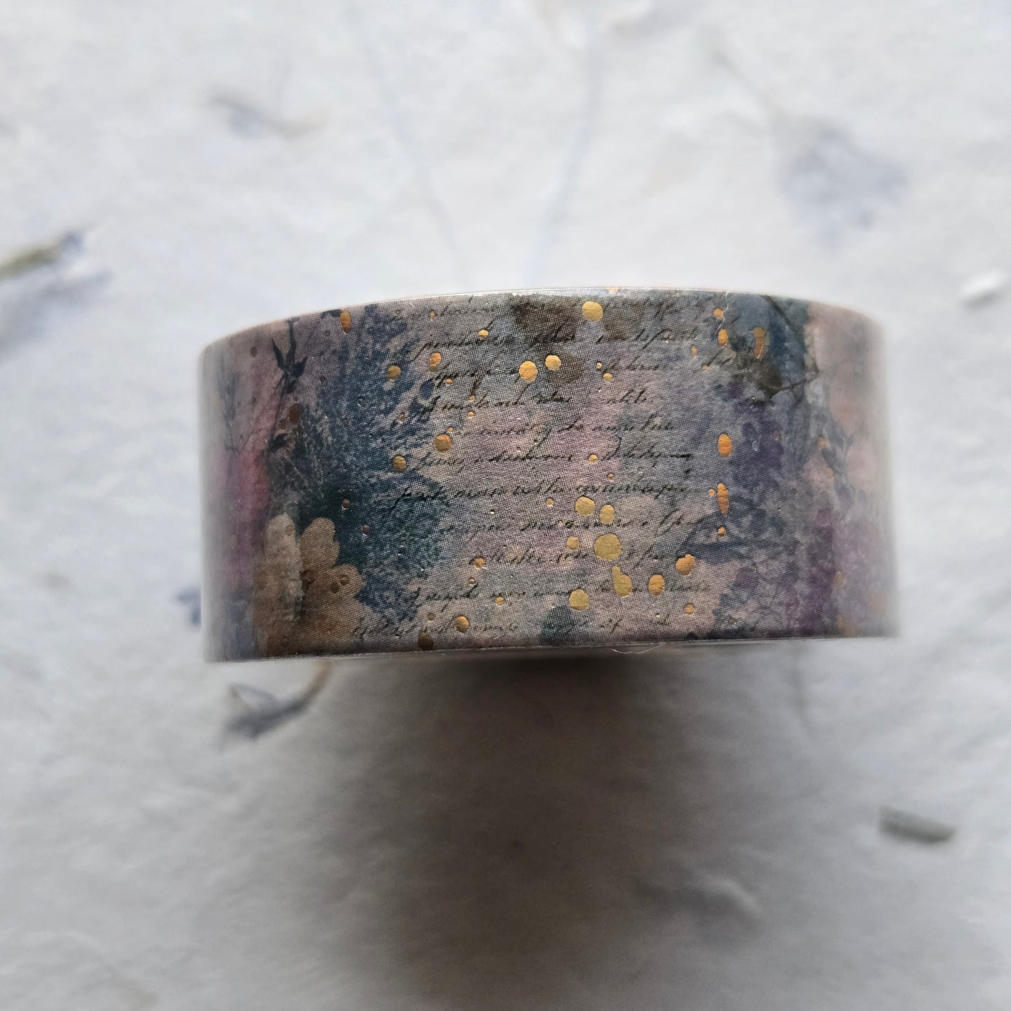 London Gifties Floral Collage with Writing 2cm wide foil washi tape