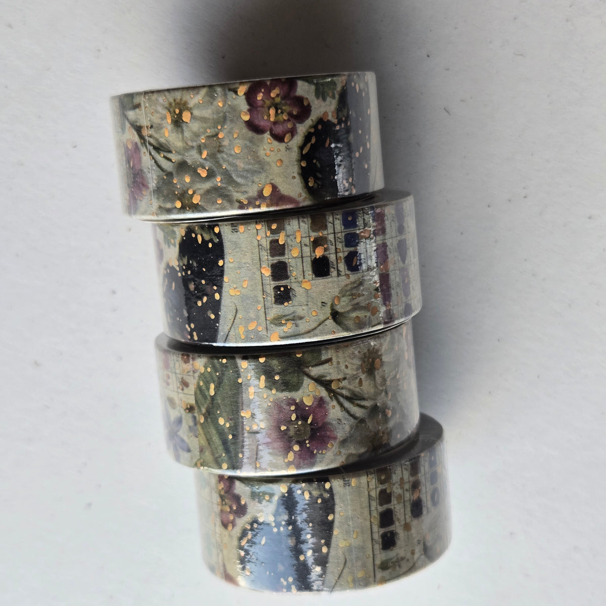 London Gifties Butterfly Nature Swatch Studies 2cm Washi Tape with Holographic Foil