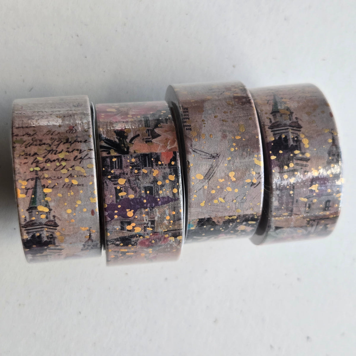 London Gifties Castle on the Hill Mixed Media 2cm Washi Tape with Holographic Foil