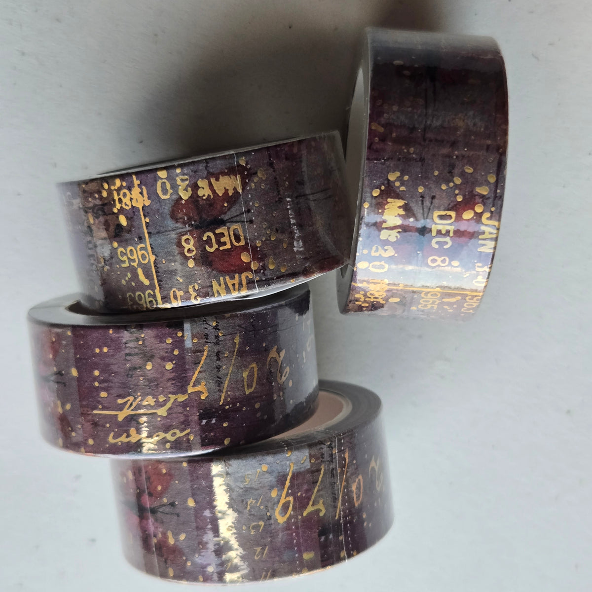 London Gifties Colourful Summer Collage Butterflies 2cm Washi Tape with Holographic Foil