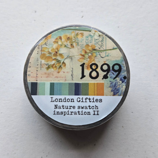 London Gifties Nature Swatch Inspiration II 2cm Washi Tape with Holographic Foil