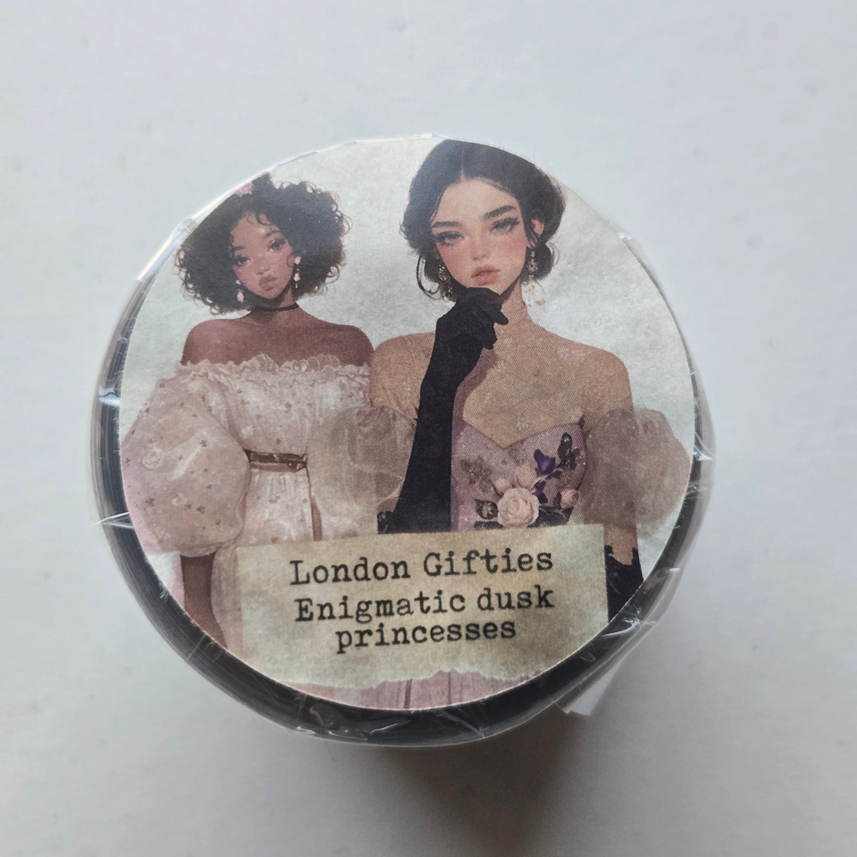 London Gifites Enigmatic Dusk Princesses 6cm wide PET tape