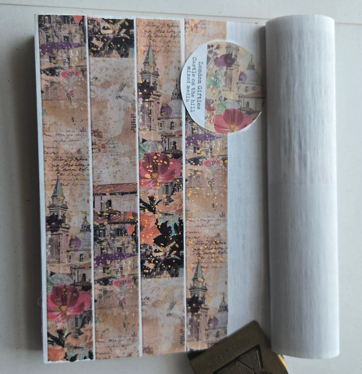 London Gifties Castle on the Hill Mixed Media 2cm Washi Tape with Holographic Foil
