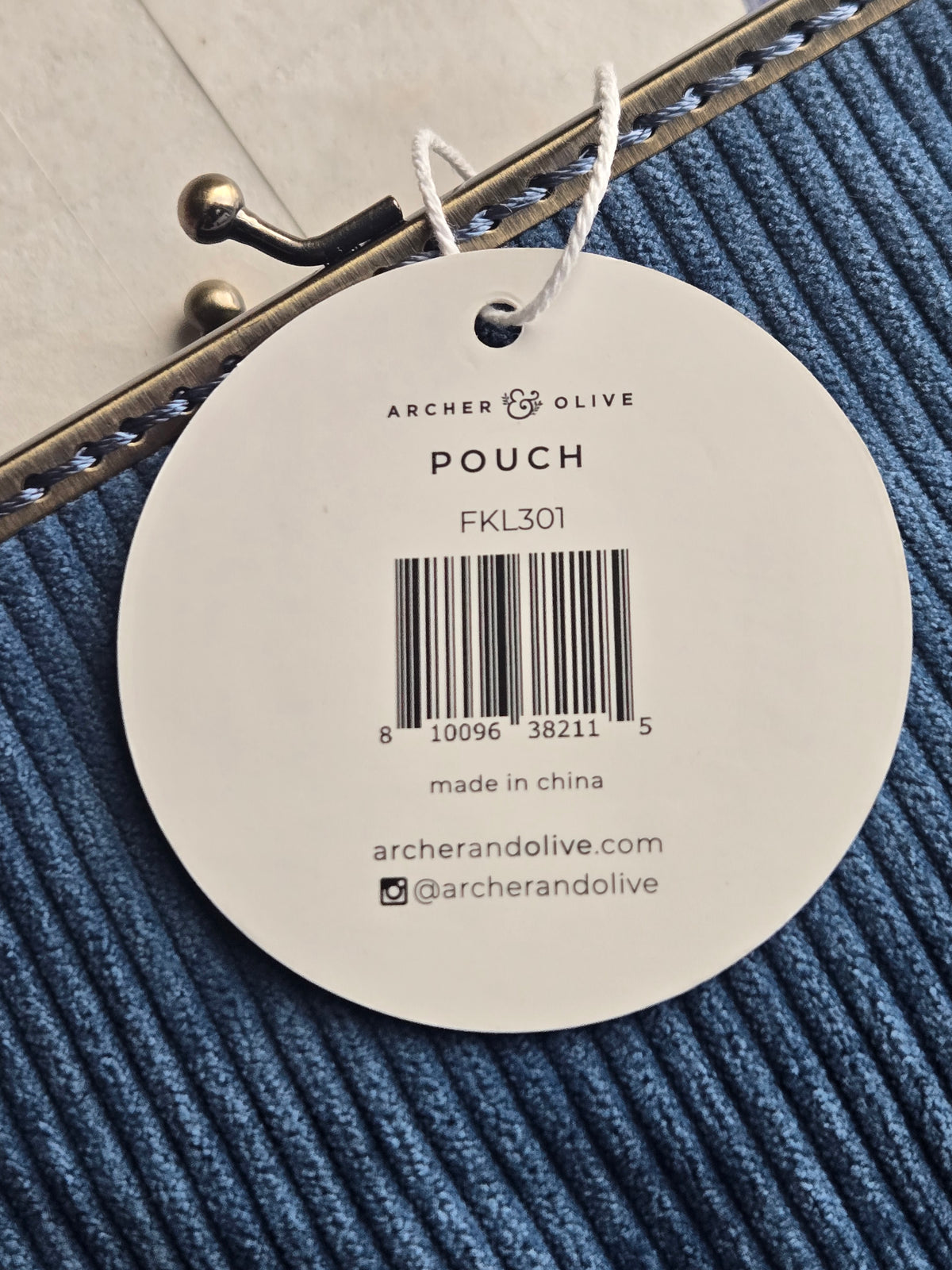 Blue lock pouch OPEN BOX item (Copy)