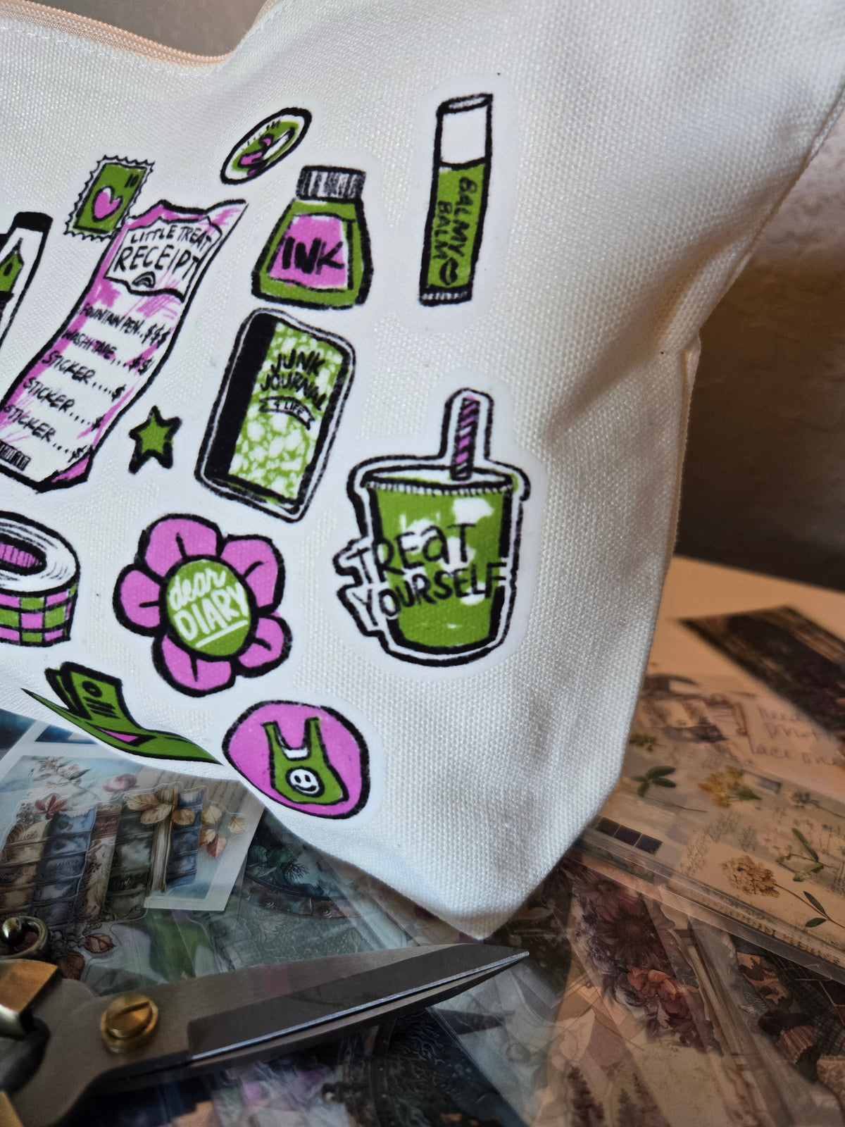 Zippered Canvas Pencil Pouch - Art Essentials