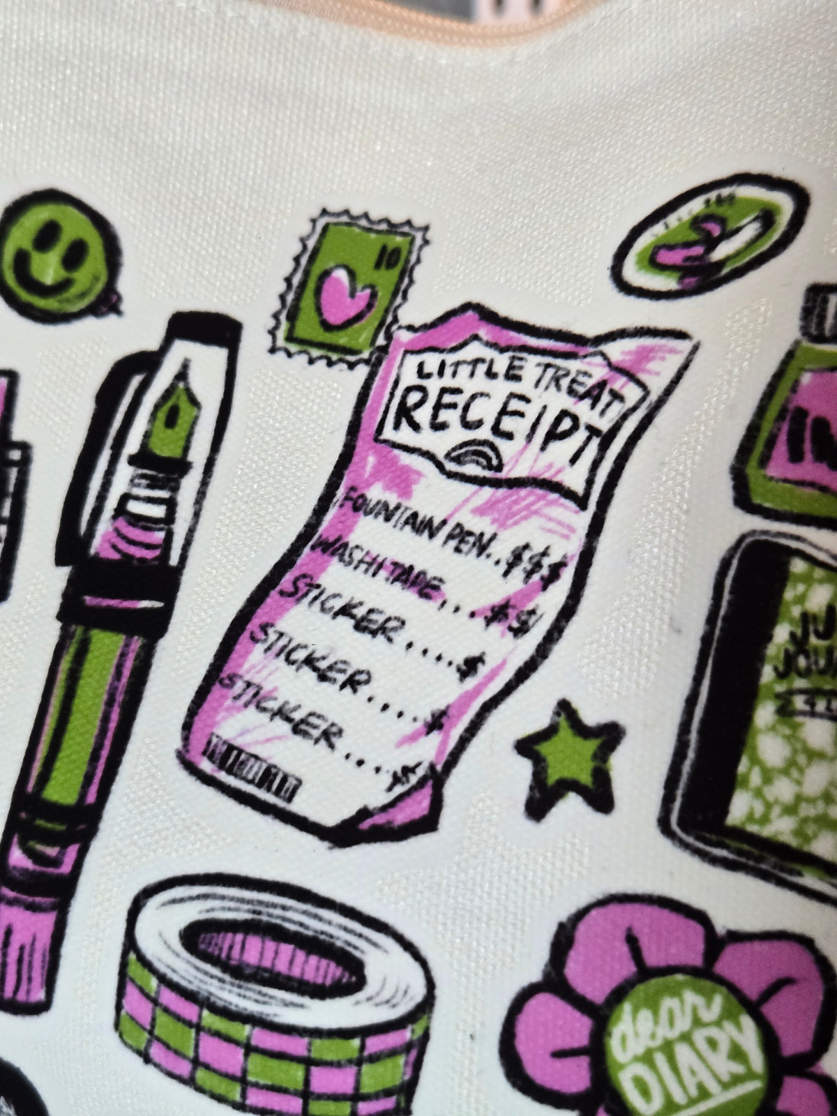 Zippered Canvas Pencil Pouch - Art Essentials