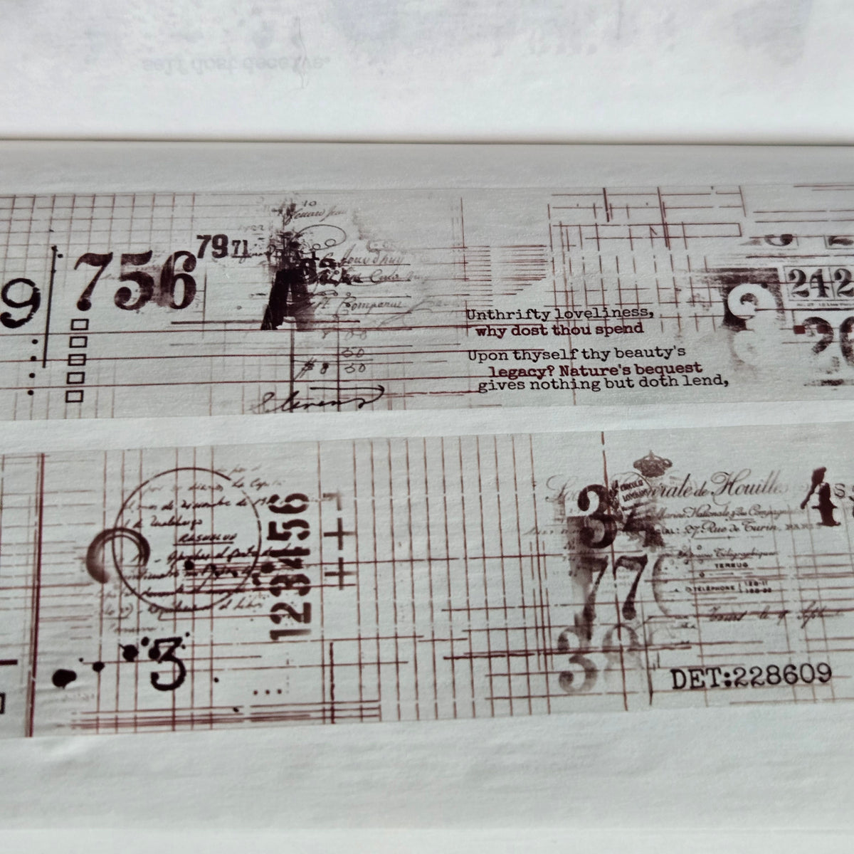 Vintage Ledger and Script Design
