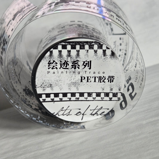 Vintage Filmstrip Design PET tape