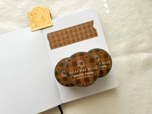 Taylor Ryan Design Star Gingham Washi Tape