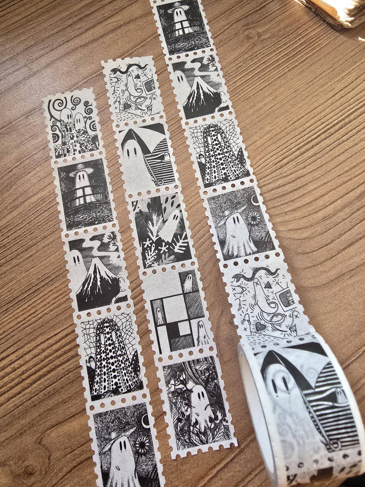 Creative Spirits No. 1 Ghosts of Art History stamp washi tape by Jon Turner