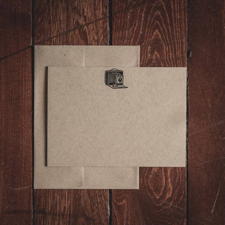 Camera Folded Note Cards