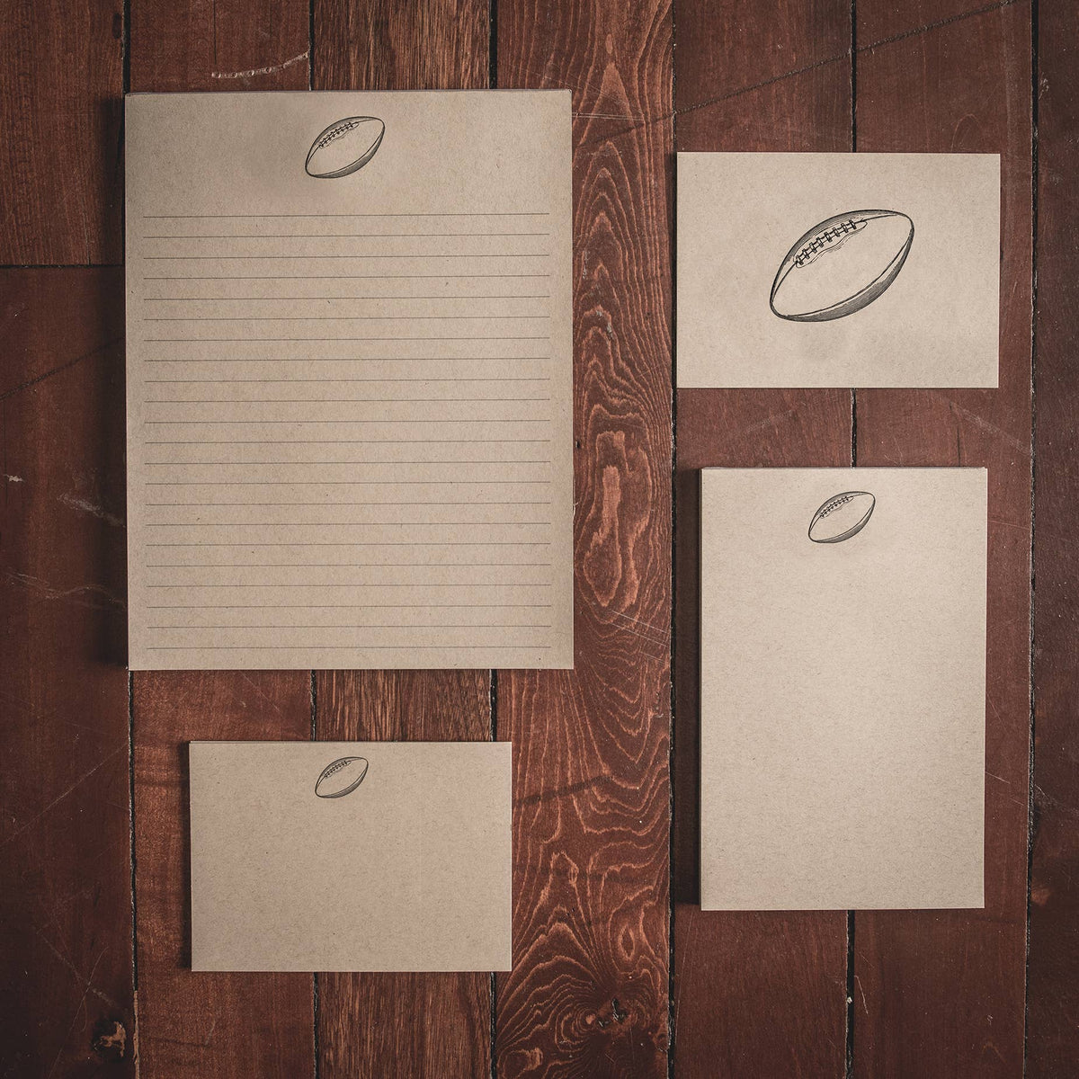 Football Folded Note Cards