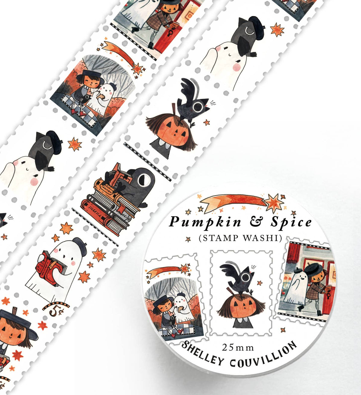 Pumpkin and Spice Stamp Washi Tape
