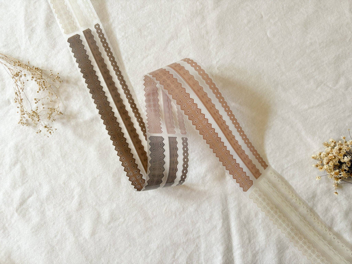 Taylor Ryan Design Lace Strips PET Tape kiss-cut