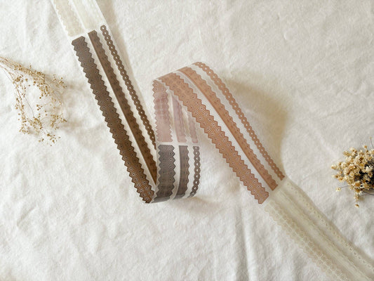 Taylor Ryan Design Lace Strips PET Tape kiss-cut