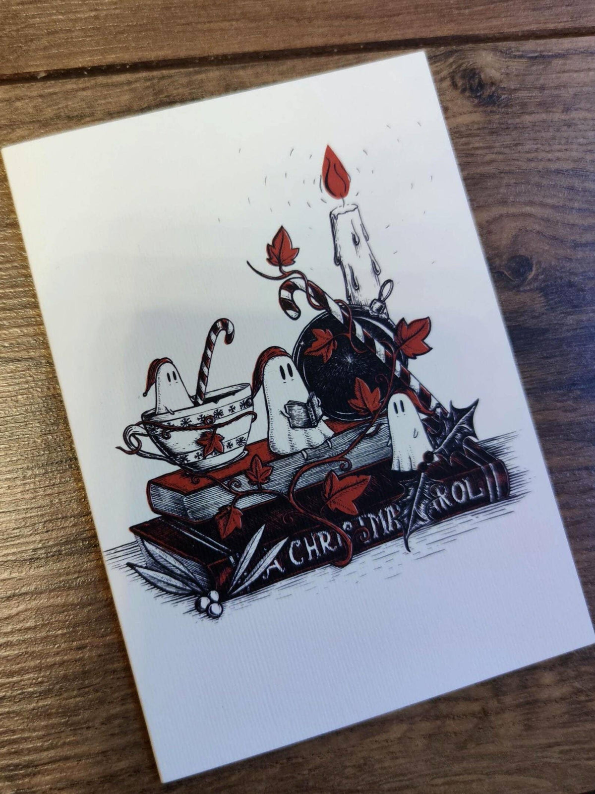 Christmas Carol Ghosties holiday card by Jon Turner Illustration